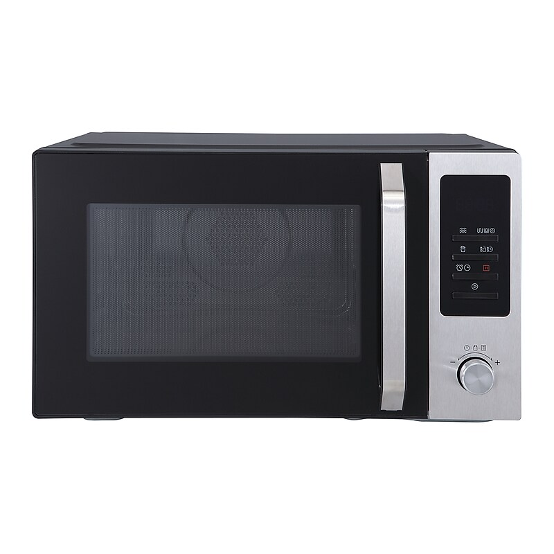 Magic Chef 1-Cu. Ft. 1000W Countertop Microwave with Air Fryer, Stainless Steel (MC110AMST) image 1