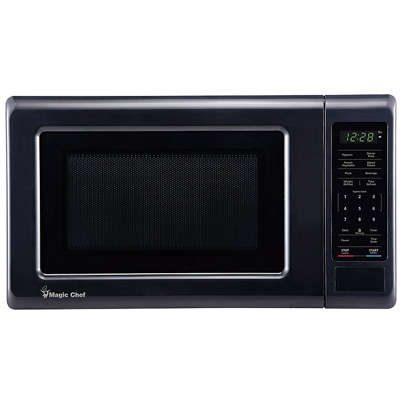 Magic Chef 0.7-Cu. Ft. 700W Countertop Digital Touch Microwave, Black (MC77MB) image 1