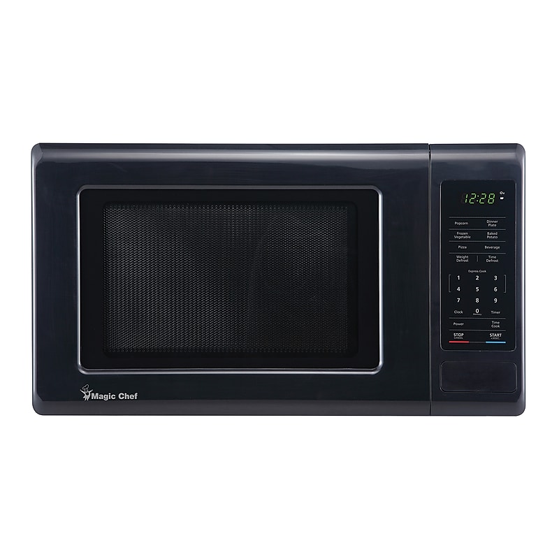 Magic Chef 0.9-Cu. Ft. 900W Digital Touch Countertop Microwave, Black (MC99MB) image 1