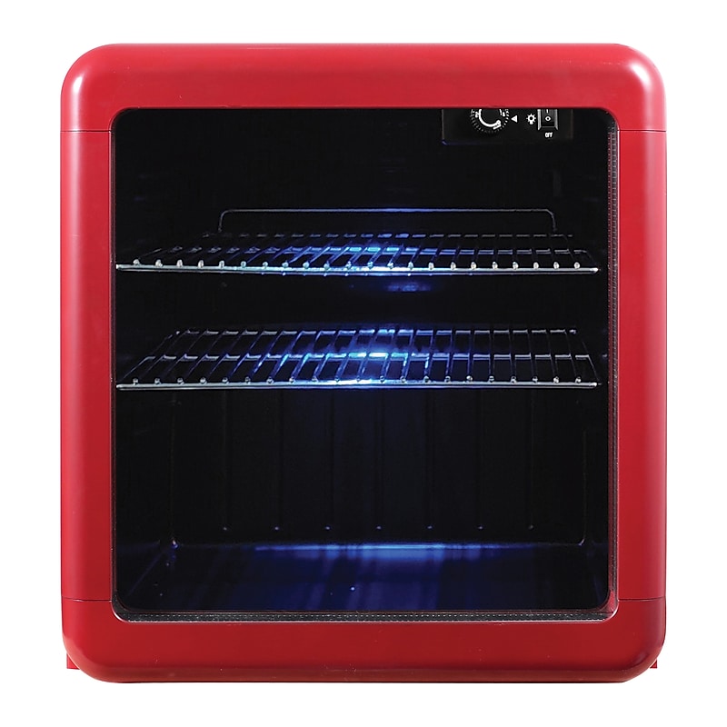 Magic Chef MCB17CHR 1.7-Cu. Ft. Retro Beverage Cooler, Red image 1