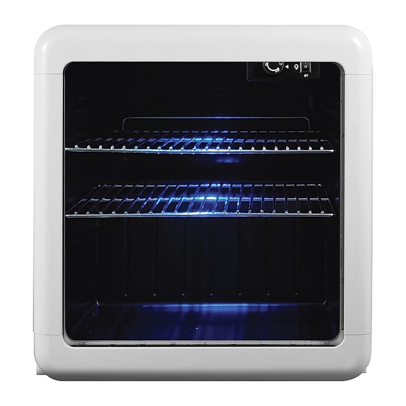 Magic Chef MCB17CHW 1.7-Cu. Ft. Retro Beverage Cooler, White image 1