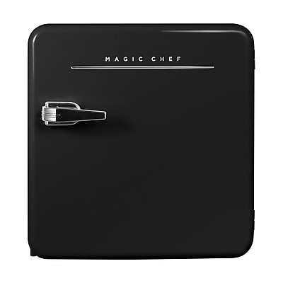 Magic Chef MCR16CHB 1.6-Cu. Ft. Retro Mini Fridge with Manual Defrost, Black Simolary simolary.com