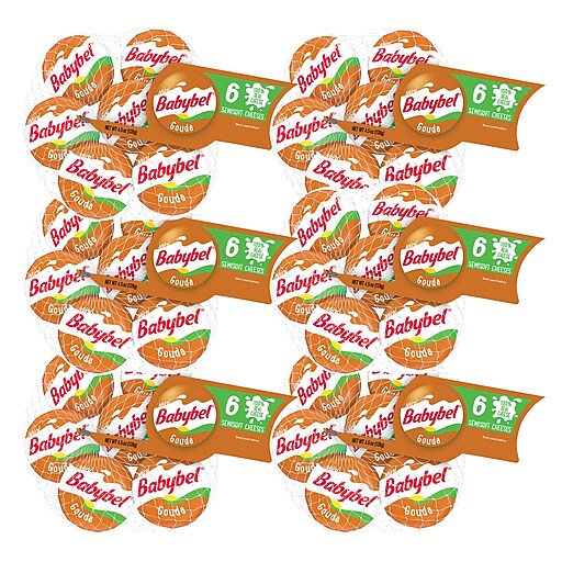 Babybel Gouda Cheese, 6/Pack (60000230) Staples