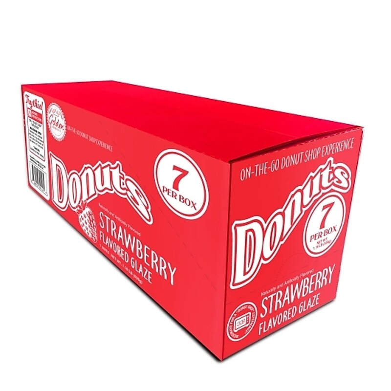 Golden Dough Strawberry Glazed Donut, 2.7 Oz. (307-00395) image 1