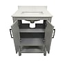 Flash Furniture Vega Bathroom Vanity with Sink and Storage, 24" Gray/White (FSVEGA24GY)~#|#~sp214833556_sc7