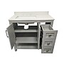Flash Furniture Vega Bathroom Vanity with Sink and Storage Drawers, 36" Gray/White (FSVEGA36KDGY)~#|#~sp214833571_sc7