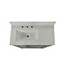 Flash Furniture Vega Bathroom Vanity with Sink and Storage Drawers, 36" Gray/White (FSVEGA36KDGY)~#|#~sp214833574_sc7