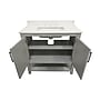 Flash Furniture Vega Bathroom Vanity with Sink and Storage, 36" Gray/White (FSVEGA36GY)~#|#~sp214833638_sc7