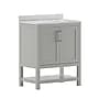 Flash Furniture Vega Bathroom Vanity with Sink and Storage, 30" Gray/White (FSVEGA30GY)~#|#~sp214833645_sc7