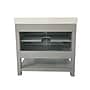 Flash Furniture Vega Bathroom Vanity with Sink and Storage, 30" Gray/White (FSVEGA30GY)~#|#~sp214833654_sc7
