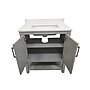 Flash Furniture Vega Bathroom Vanity with Sink and Storage, 30" Gray/White (FSVEGA30GY)~#|#~sp214833756_sc7
