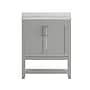 Flash Furniture Vega Bathroom Vanity with Sink and Storage, 30" Gray/White (FSVEGA30GY)~#|#~sp214833758_sc7