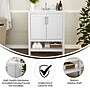 Flash Furniture Vega Bathroom Vanity with Sink and Storage, 30" White (FSVEGA30WH)~#|#~sp214833767_sc7