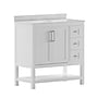 Flash Furniture Vega Bathroom Vanity with Sink and Storage Drawers, 36" White (FSVEGA36KDWH)~#|#~sp214833790_sc7