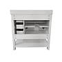 Flash Furniture Vega Bathroom Vanity with Sink and Storage Drawers, 36" White (FSVEGA36KDWH)~#|#~sp214833801_sc7