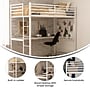 Flash Furniture Jake Loft Bed Frame with Desk, Twin (TLNYH0226TWHT)~#|#~sp214834974_sc7