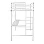 Flash Furniture Jake Loft Bed Frame with Desk, Twin (TLNYH0226TWHT)~#|#~sp214834979_sc7