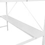 Flash Furniture Jake Loft Bed Frame with Desk, Twin (TLNYH0226TWHT)~#|#~sp214834981_sc7