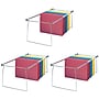 Charles Leonard Hanging File Frame, Letter Size, Assorted Colors, 3/Bundle (CHL950EA-3)~#|#~sp214912495_sc7