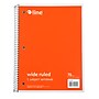 C-Line 1-Subject Notebooks, 8" x 10.5", Wide Ruled, 70 Sheets, Orange, 12/Bundle (CLI22042-12)~#|#~sp214912508_sc7