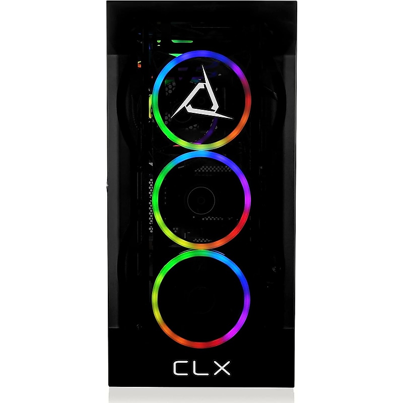 CLX SET TGMSETRTU2B07BM Gaming Desktop Computer, AMD Ryzen 9 7900X, 32GB Memory, 1TB SSD, 4TB HDD image 1