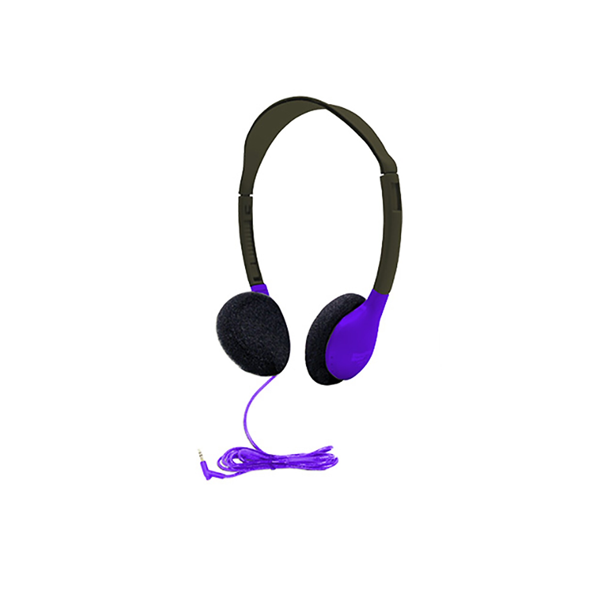 HamiltonBuhl Galaxy Econo-Line of Sack-O-Phones: 5 Purple Headphones, Starfish Jackbox, and Carry Bag (HECGJB5HA2PPL) Sansujyuku sansujyuku.com