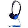 HamiltonBuhl Personal On-Ear Stereo Headphone, Blue, 3/Pack (HECHA2BLU-3)~#|#~sp215022710_sc7
