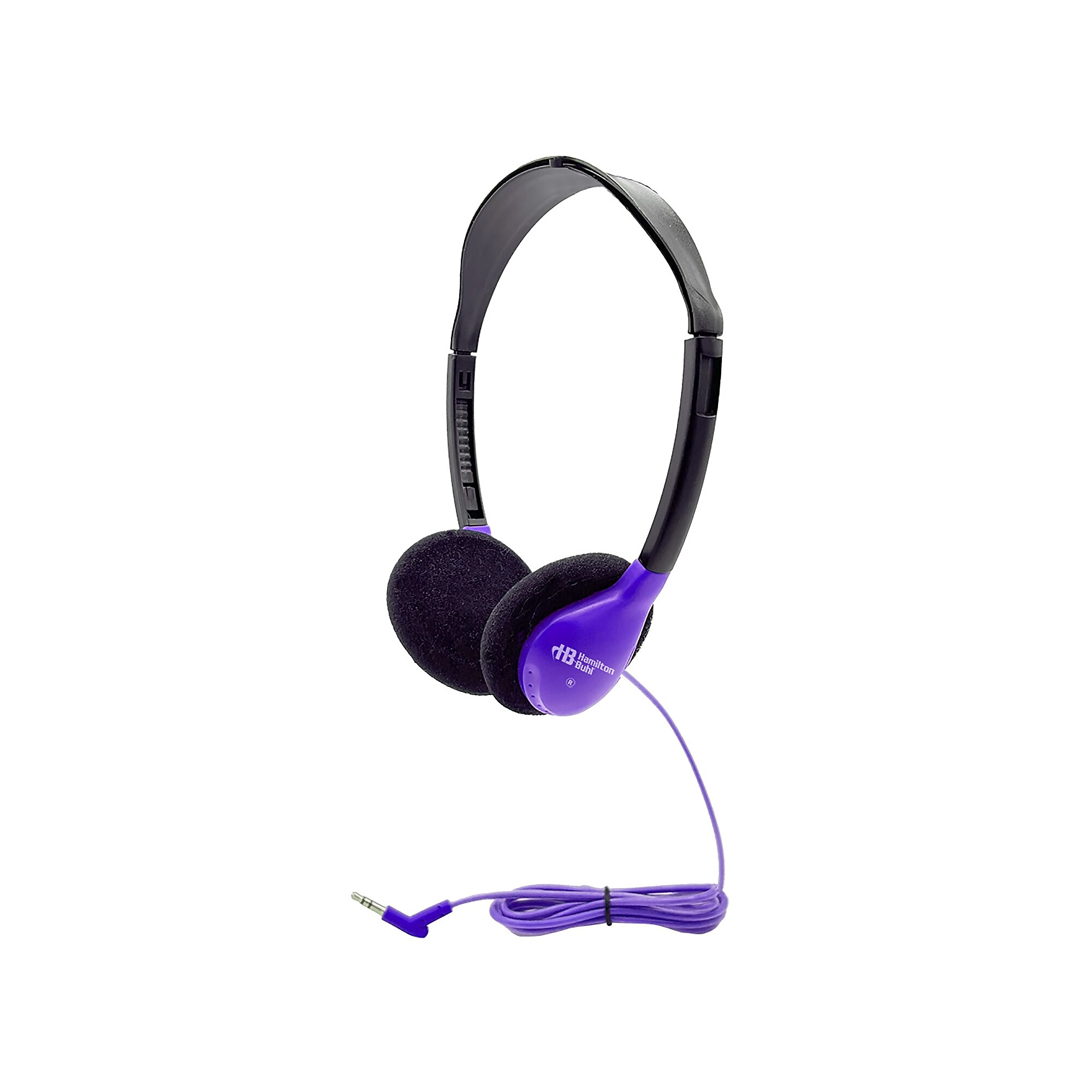 HamiltonBuhl Personal On-Ear Stereo Headphone, Purple, 3/Pack (HECHA2PPL-3) Sansujyuku sansujyuku.com