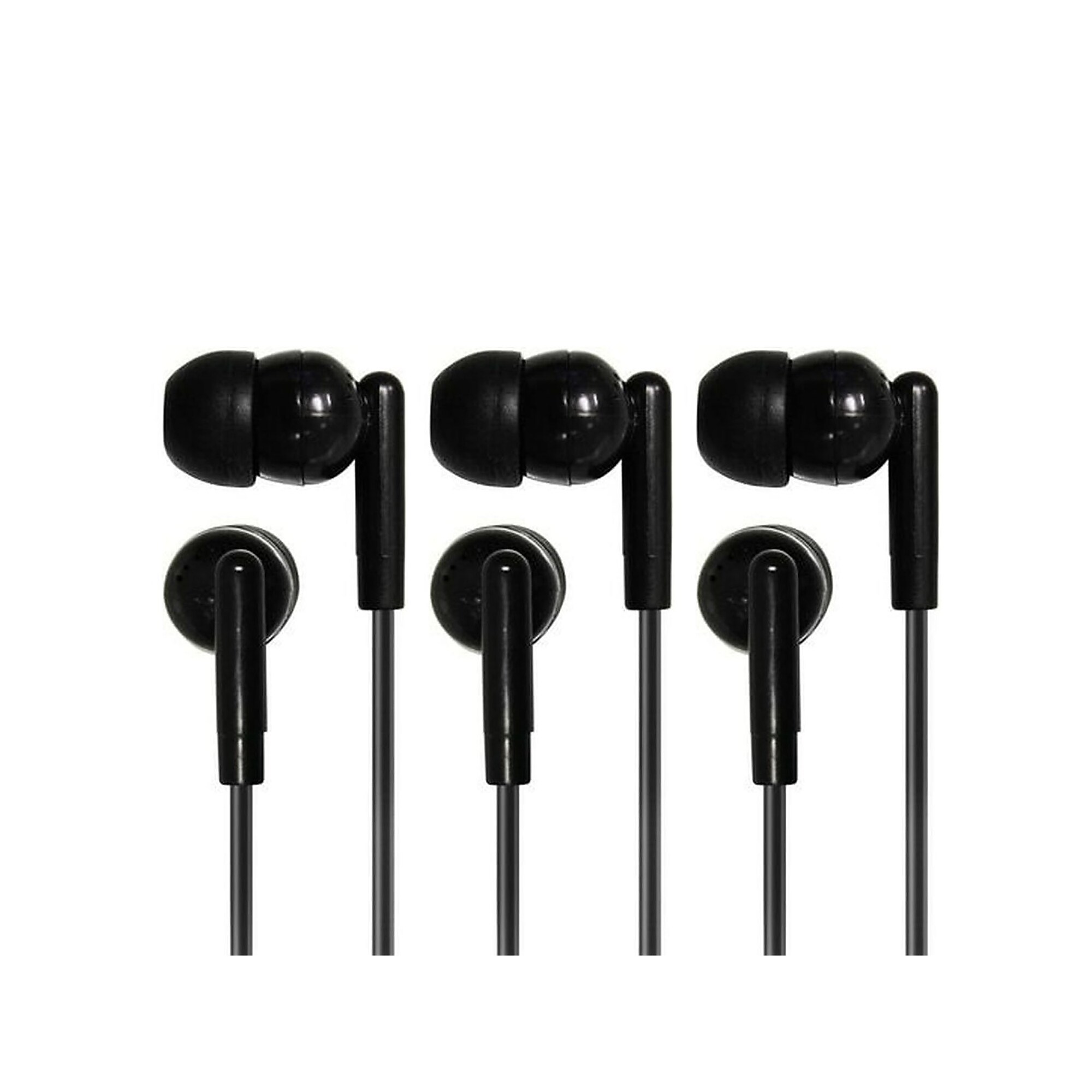 HamiltonBuhl Silicone Ear Buds, Black, 3/Pack (HECHAEBS-3) Sansujyuku sansujyuku.com