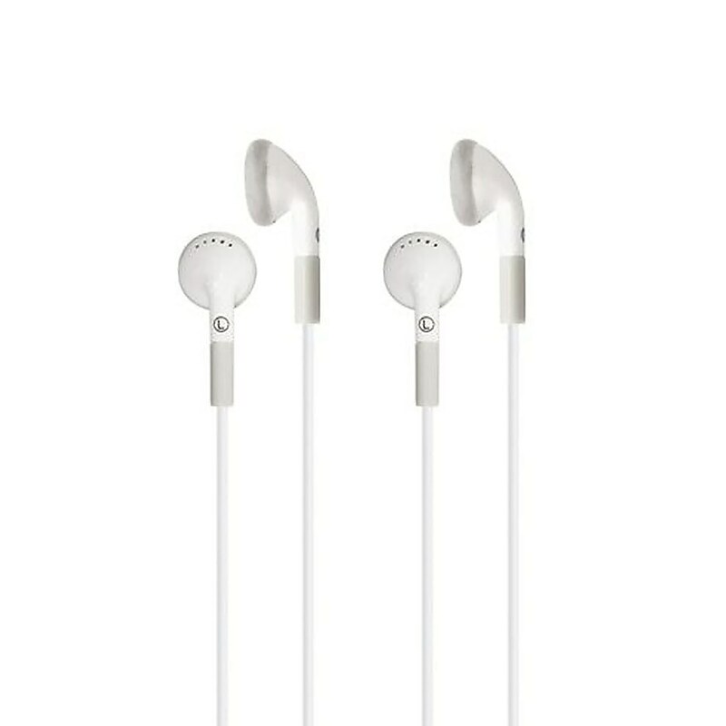 HamiltonBuhl Ear Buds, In-Line Microphone and Play/Pause Control, 2/Pack (HECISDEBA-2) image 1