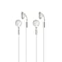HamiltonBuhl Ear Buds, In-Line Microphone and Play/Pause Control, 2/Pack (HECISDEBA-2)~#|#~sp215022725_sc7
