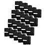 HamiltonBuhl Skooob Tangle Free Earbud Covers, Jet Black, 20/Pack (HECSKBBLK-20)~#|#~sp215023085_sc7