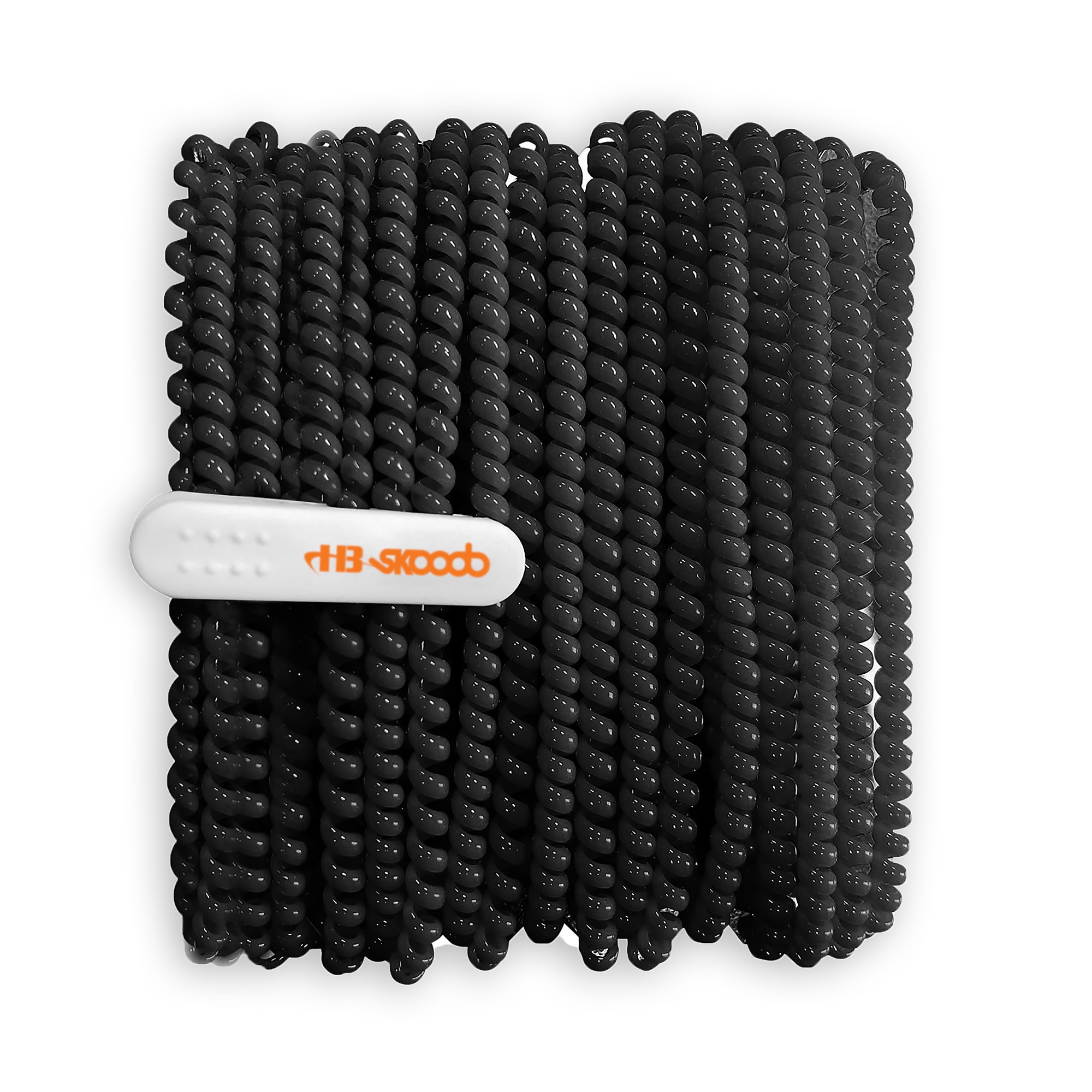 HamiltonBuhl Skooob Tangle Free Earbud Covers, Jet Black, 20/Pack (HECSKBBLK-20) Sansujyuku sansujyuku.com
