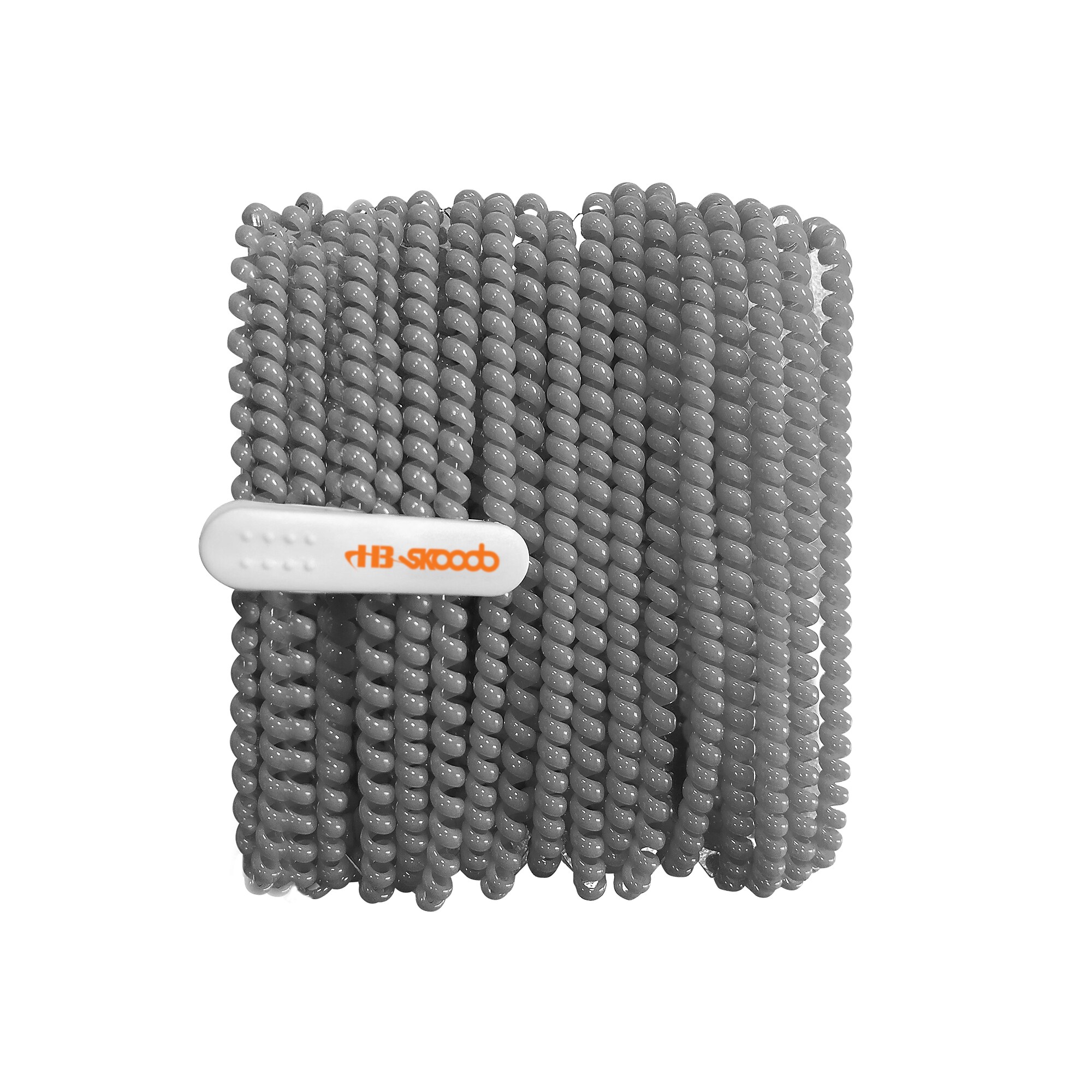 HamiltonBuhl Skooob Tangle Free Earbud Covers, Anthracite Gray, 20/Pack (HECSKBGRY-20) Sansujyuku sansujyuku.com