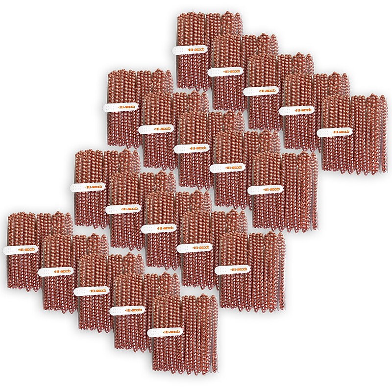 HamiltonBuhl Skooob Tangle Free Earbud Covers, Rose Gold, 20/Pack (HECSKBPNKG-20) image 1