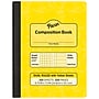 Pacon Dual Ruled 1-Subject Composition Notebooks, 9.75" x 7.5", Grid & Wide Ruled, Yellow, 100 Sheets, 6/Bundle (PACMMK37163-6)~#|#~sp215038858_sc7