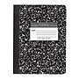 Roaring Spring Paper Products Composition Notebooks, 9.75" x 7.5", Quad Ruled, 80 Sheets, Black Marble, 6/Bundle (ROA77227-6)~#|#~sp215040086_sc7