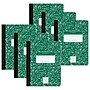 Roaring Spring Paper Products Composition Notebooks, 9.75" x 7.5", Quad Ruled, 100 Sheets, Green Marble, 6/Bundle (ROA77255-6)~#|#~sp215040129_sc7