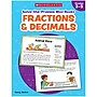 Scholastic Grades 3-5 Solve-the-Problem Mini Books: Fractions & Decimals Workbook~#|#~sp215040641_sc7