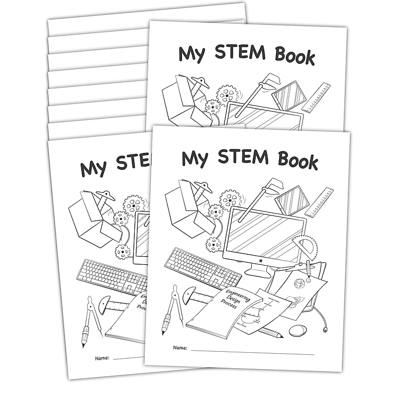 Teacher Created Resources My Own Books: My Own STEM Book Activity Book, 10/Pack image 1