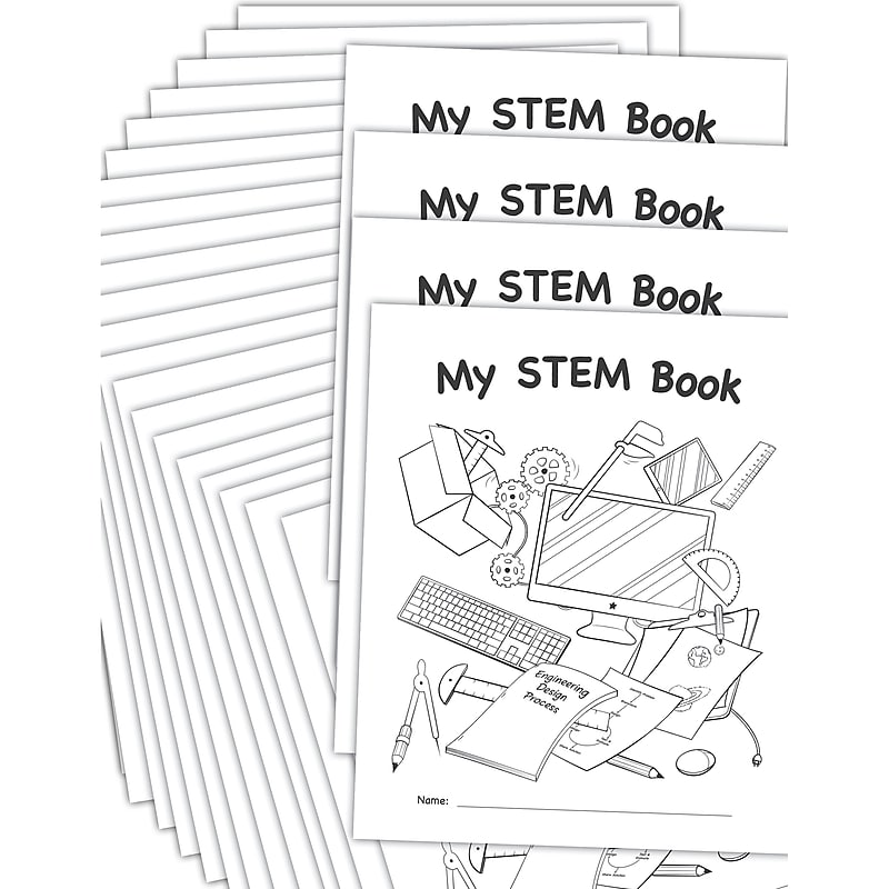 Teacher Created Resources My Own Books: My Own STEM Books Activity Book, 25/Pack image 1