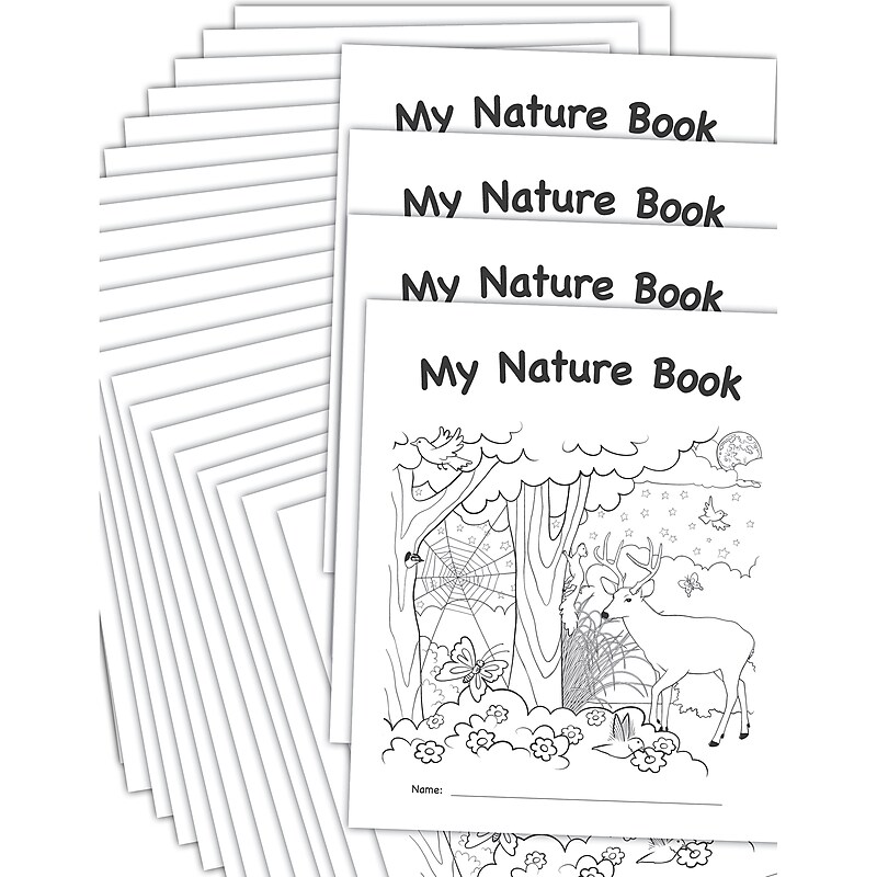 Teacher Created Resources My Own Books: My Own Nature Book Activity Book, 25/Pack image 1