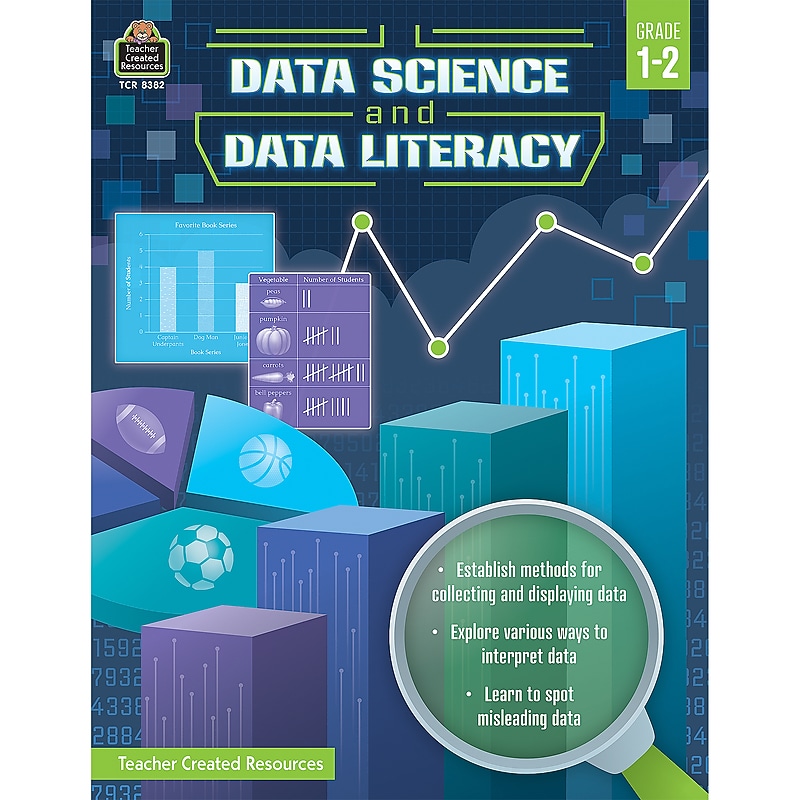 Teacher Created Resources Grade 1-2 Data Science and Data Literacy Workbook image 1