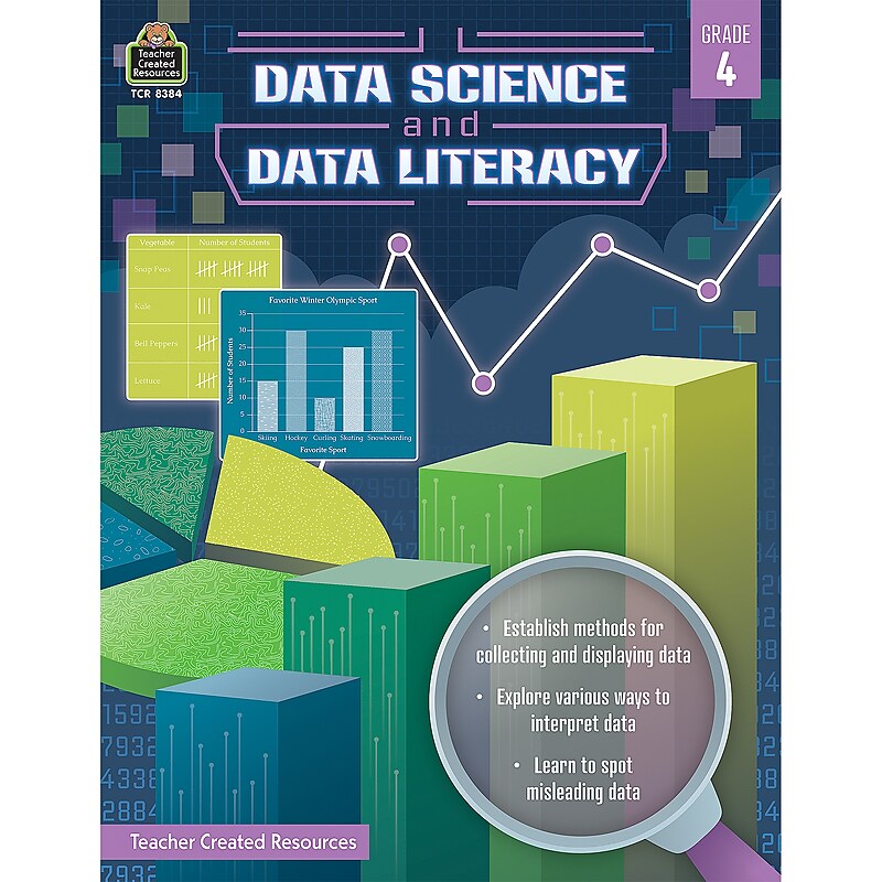 Teacher Created Resources Grade 4 Data Science and Data Literacy Workbook image 1
