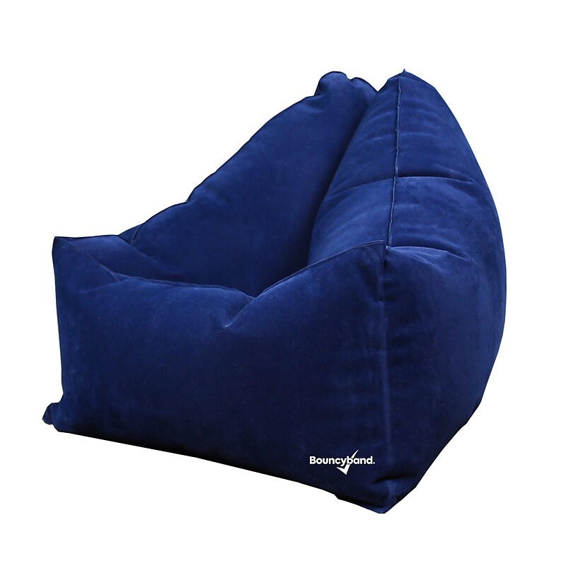 Bouncyband Comfy Cozy Peapod Inflatable Chair for Kids (BBAPDCHBU) image 1