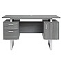 Techni Mobili 51.25"W Modern Office Desk with Storage, Gray (RTA-7002-GRY)~#|#~sp21518868_sc7