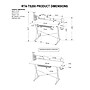 Techni Sport Carbon Computer Gaming Desk with Shelving, Black (RTA-TS200-BK)~#|#~sp21518953_sc7