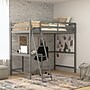 Flash Furniture Riley Loft Bed Frame with Desk, Twin (MHLBD5LGYT)~#|#~sp215338258_sc7