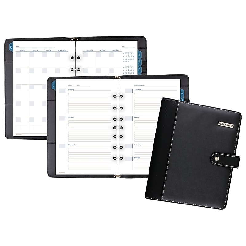 Undated AT-A-GLANCE 5.5" x 8.5" Planner, Fashion Starter Set, Assorted Colors (DR1104-040) image 1