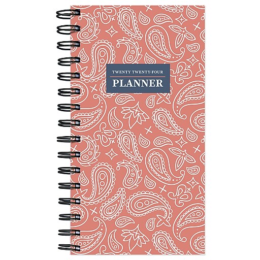 2024 TF Publishing 6.5" x 3.5" Planner Paisley Small Weekly Monthly